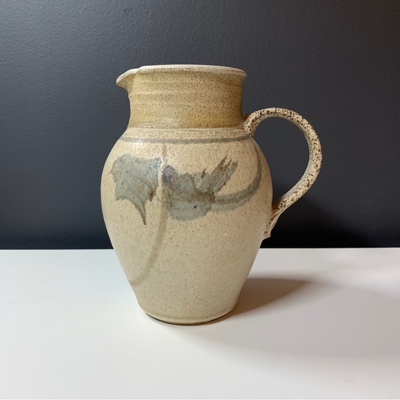 Vintage Signed Pottery Jug/Pitcher - Picture 4 of 5